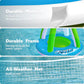JOYIN Inflatable Volleyball Net & Basketball Hoops Pool Float Set; Balls Included for Kids and Adults, Summer Pool Game, Floaties, Volleyball Court
