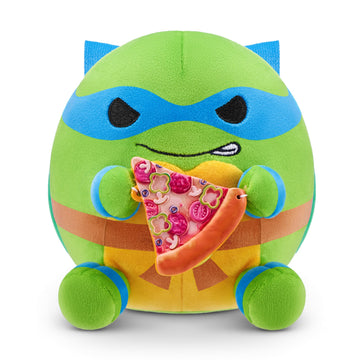 Snackles 5" Plush Teenage Mutant Ninja Turtles Edition by ZURU, Cuddly Squishy Comfort Plush with Teenage Mutant Ninja Turtles Theme and Pizza Snack