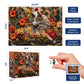 Wildflower Wolf (No. 15) - 1000 Piece Animal Jigsaw Puzzle for Adults | Printed in USA | Satin Low-Glare Finish | Random Ribbon Cut | Bonus Poster |