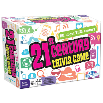 21st Century Trivia Game - Party Game - Family Game - Travel Game - Fun and Easy to Play - 1200 Trivia Questions - for 2 or More Players - Ages 12+