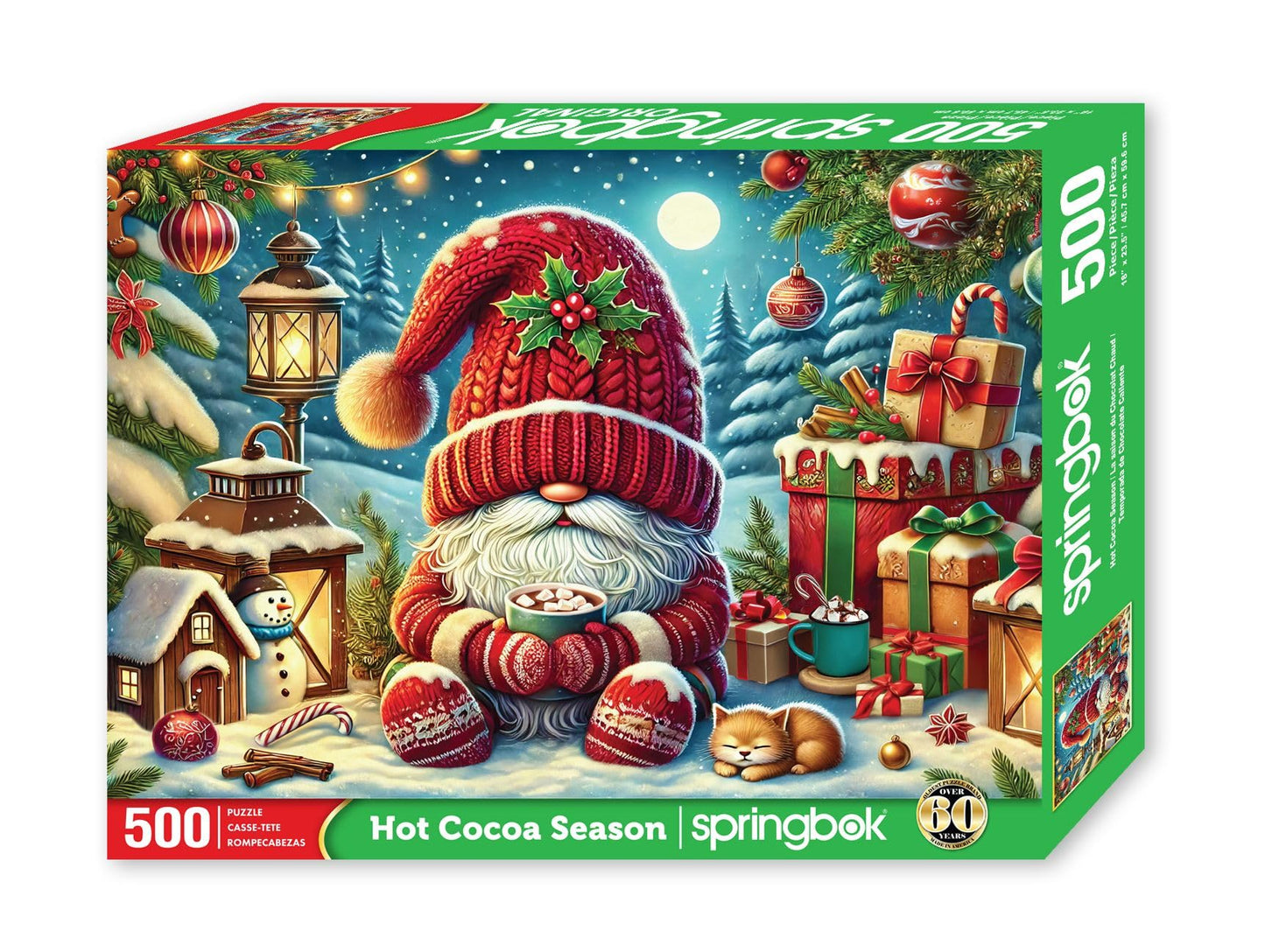 Springbok Hot Cocoa Season 500 Piece Jigsaw Puzzle for Adults and Family