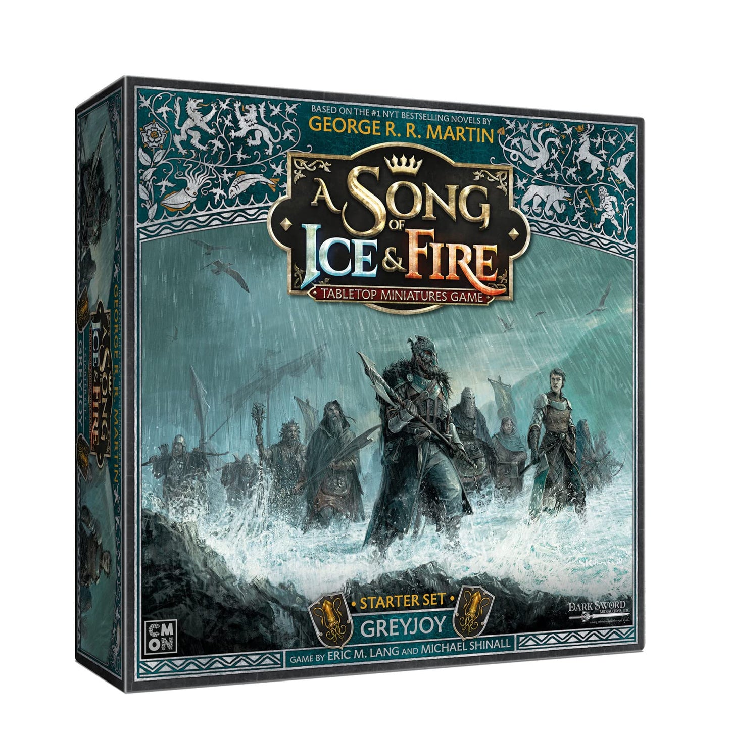 CMON A Song of Ice and Fire Tabletop Miniatures Game House Greyjoy Starter Set - Rulers of The Iron Islands! Strategy Game for Adults, Ages 14+, 2+