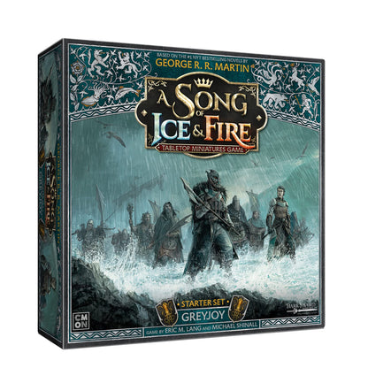 CMON A Song of Ice and Fire Tabletop Miniatures Game House Greyjoy Starter Set - Rulers of The Iron Islands! Strategy Game for Adults, Ages 14+, 2+