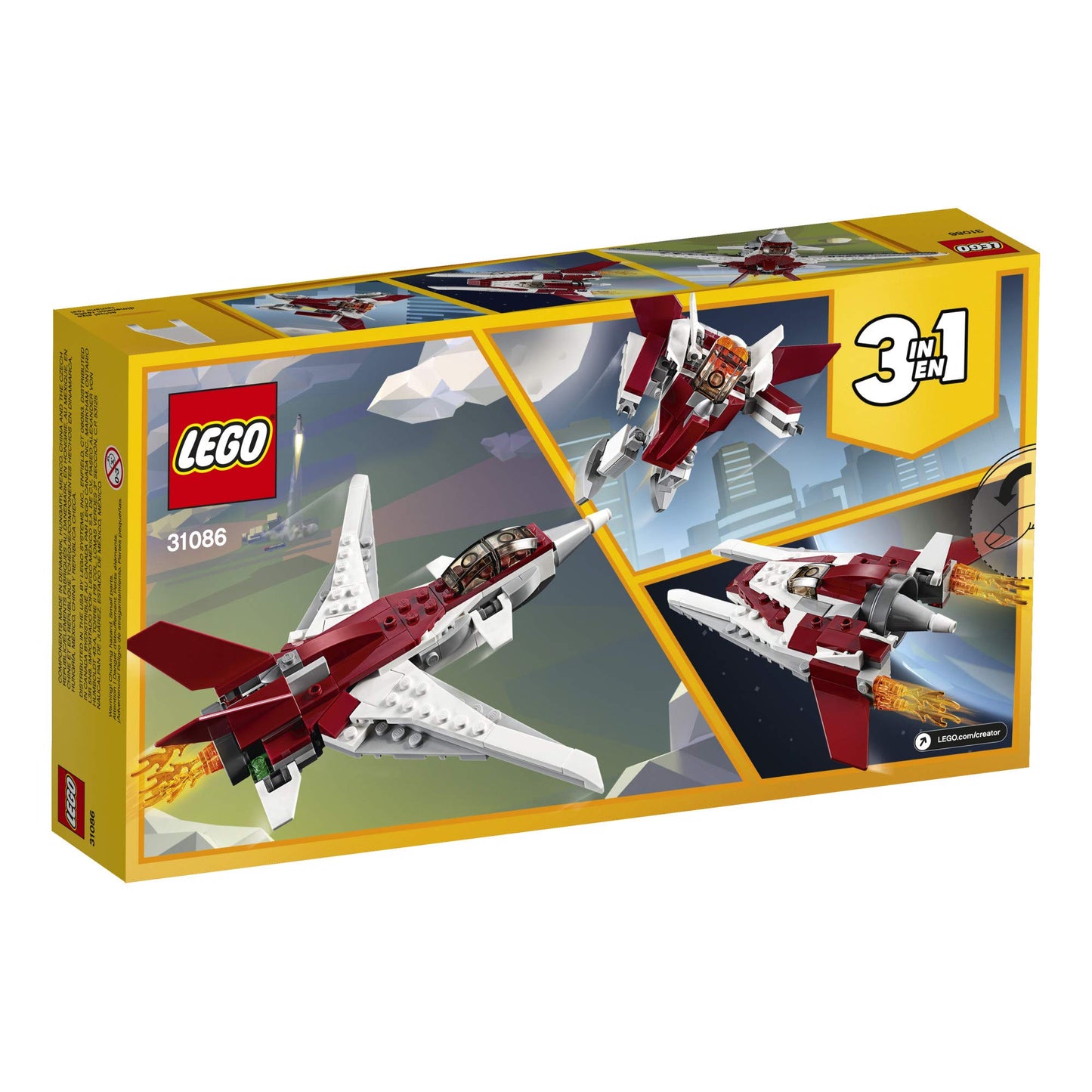 LEGO Creator 3in1 Futuristic Flyer 31086 Building Kit (157 Pieces)