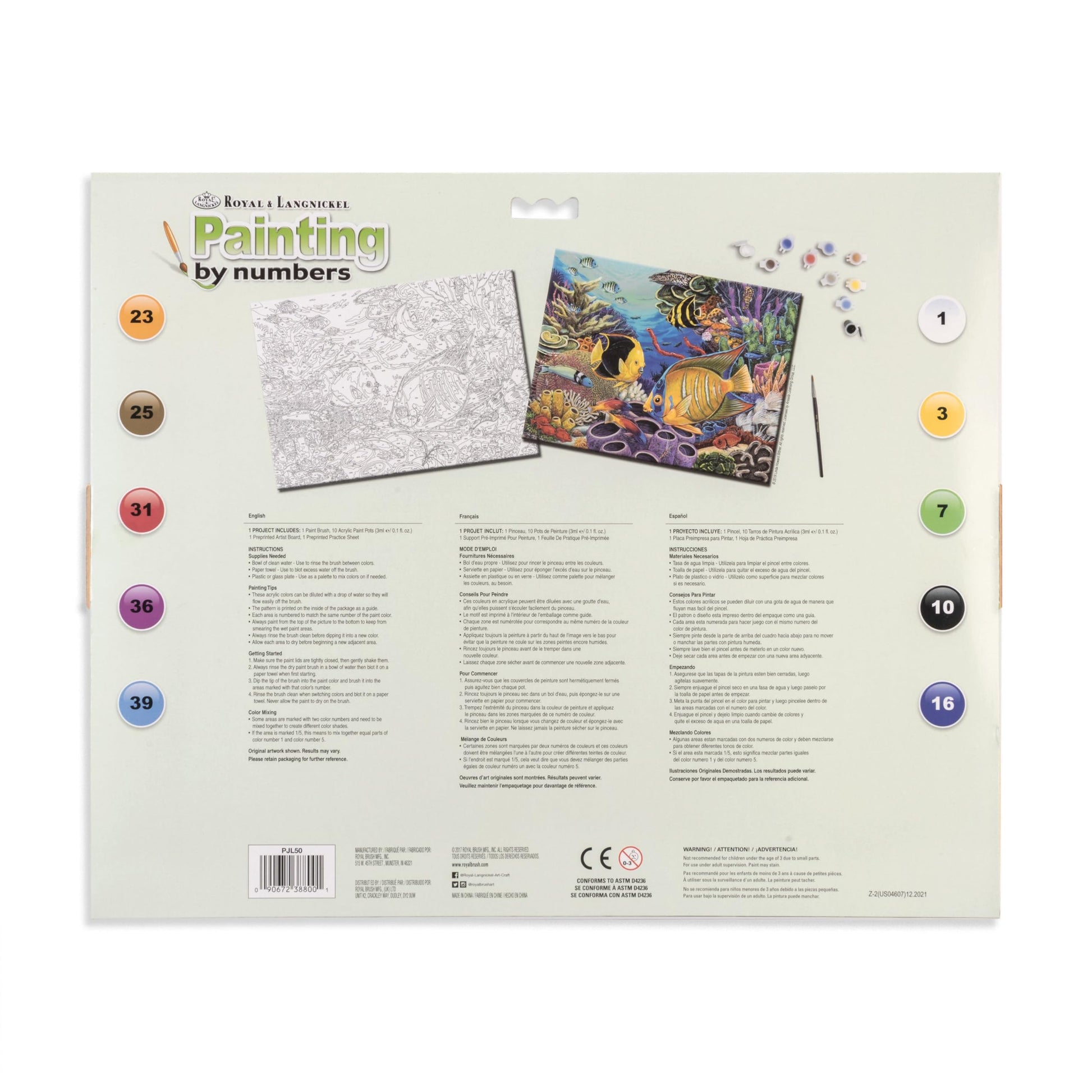 Royal & Langnickel, Painting By Numbers, Junior Large, Gone with Wind (PJL32)
