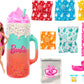 Barbie Pop Reveal Doll & Accessories, Rise & Surprise Fruit Series Gift Set with Scented Doll & Squishy Pet, Color Change, Moldable Sand & More, 15+