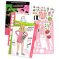 Make It Real Disney Zombies Fashion Design Sketchbook for Girls - Create Outfits for Addison & Bree with Stickers, Stencils, Design Guide - Creative