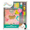Squishmallows Original DIY Journaling Set, Journaling Kit with Gel Pens, Stickers, Sticky Notes, and Gems, Scrapbook for Kids, Cute Stationary Set,