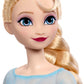 Mattel Disney Frozen Elsa Fashion Doll in Sparkling Removable Dress with Cape, Shoes and Braided Hair, Posable & Collectible, Inspired by Movie