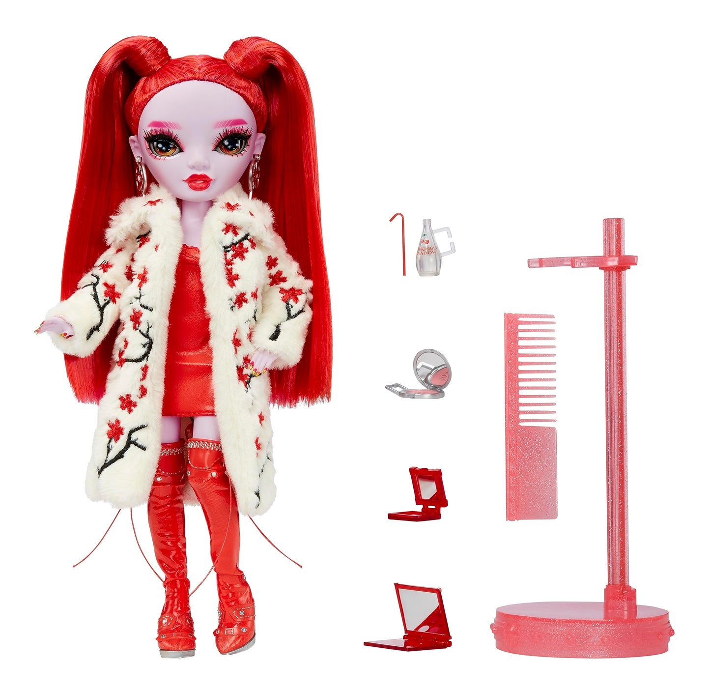 Rainbow High Shadow High Rosie - Red Fashion Doll. Fashionable Outfit, Extra Long Hair & 10+ Colorful Play Accessories. for Kids 4-12 Years Old &