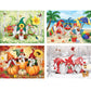 Bits and Pieces - 4-in-1 Multi-Pack 500 Piece Jigsaw Puzzles for Adults - Playful Gnomes' Jigsaw Puzzle Set Bundle by Makiko, Completed Puzzle Size
