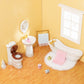 SAMCAMI Ceramic Dollhouse Furniture 1 12 Scale - Doll House Furniture Toys for Dollhouse Bathroom - Miniature Furniture Incl Toilet, Bathtub