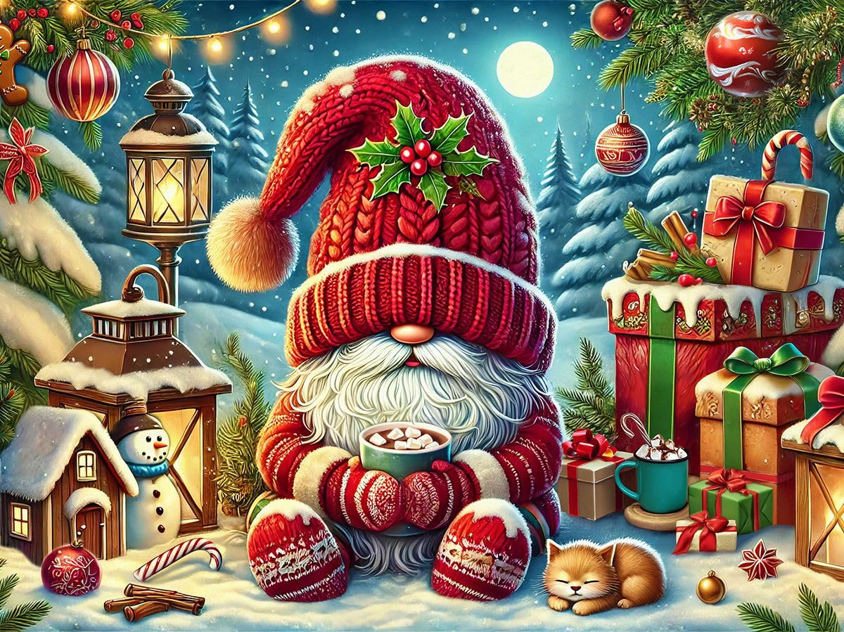 Springbok Hot Cocoa Season 500 Piece Jigsaw Puzzle for Adults and Family