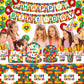 Building Block Party Plates Building Block Birthday Party Supplies Decorations Serve 25 including Disposable Paper Plates Napkins, Cups, Forks