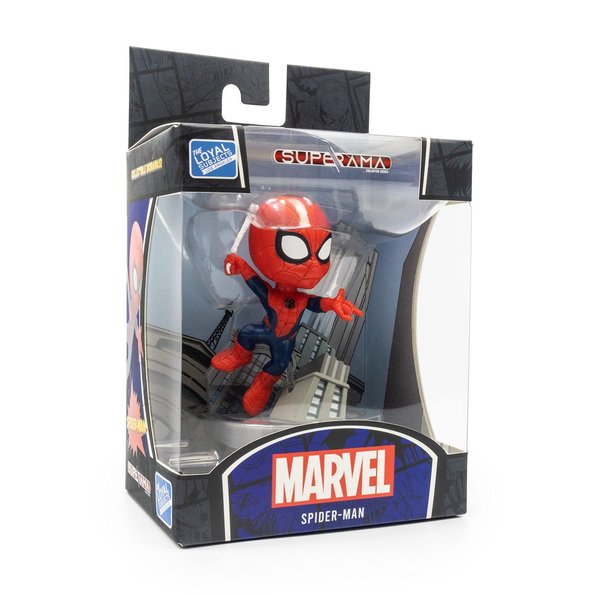 The Loyal Subjects Marvel Superama Spider-Man with Scenic Diorama & Base