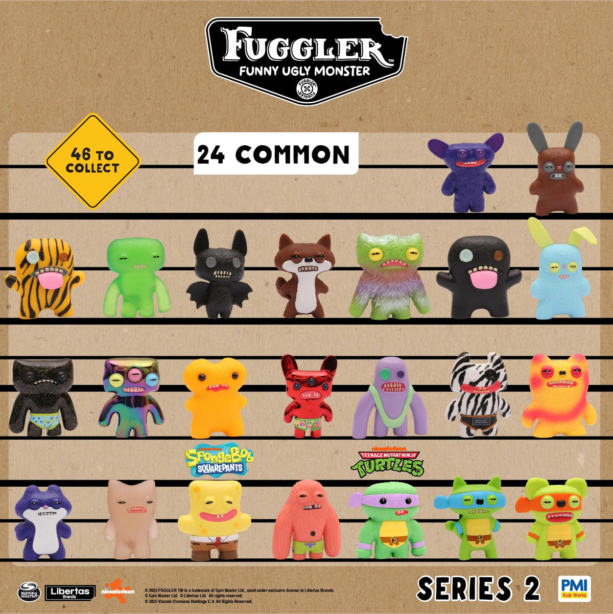 P.M.I. Fuggler Series 2 Collectible Figures 12-Pack, Assortment B