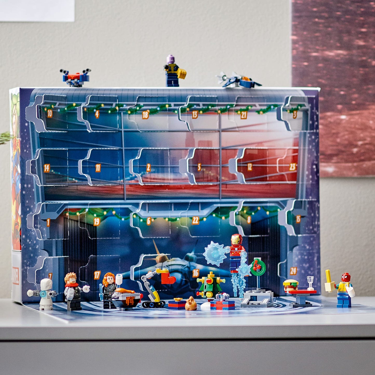 LEGO Marvel The Avengers Advent Calendar 76196 Building Kit, an Awesome Gift for Fans of Super Hero Building Toys; New 2021 (298 Pieces)