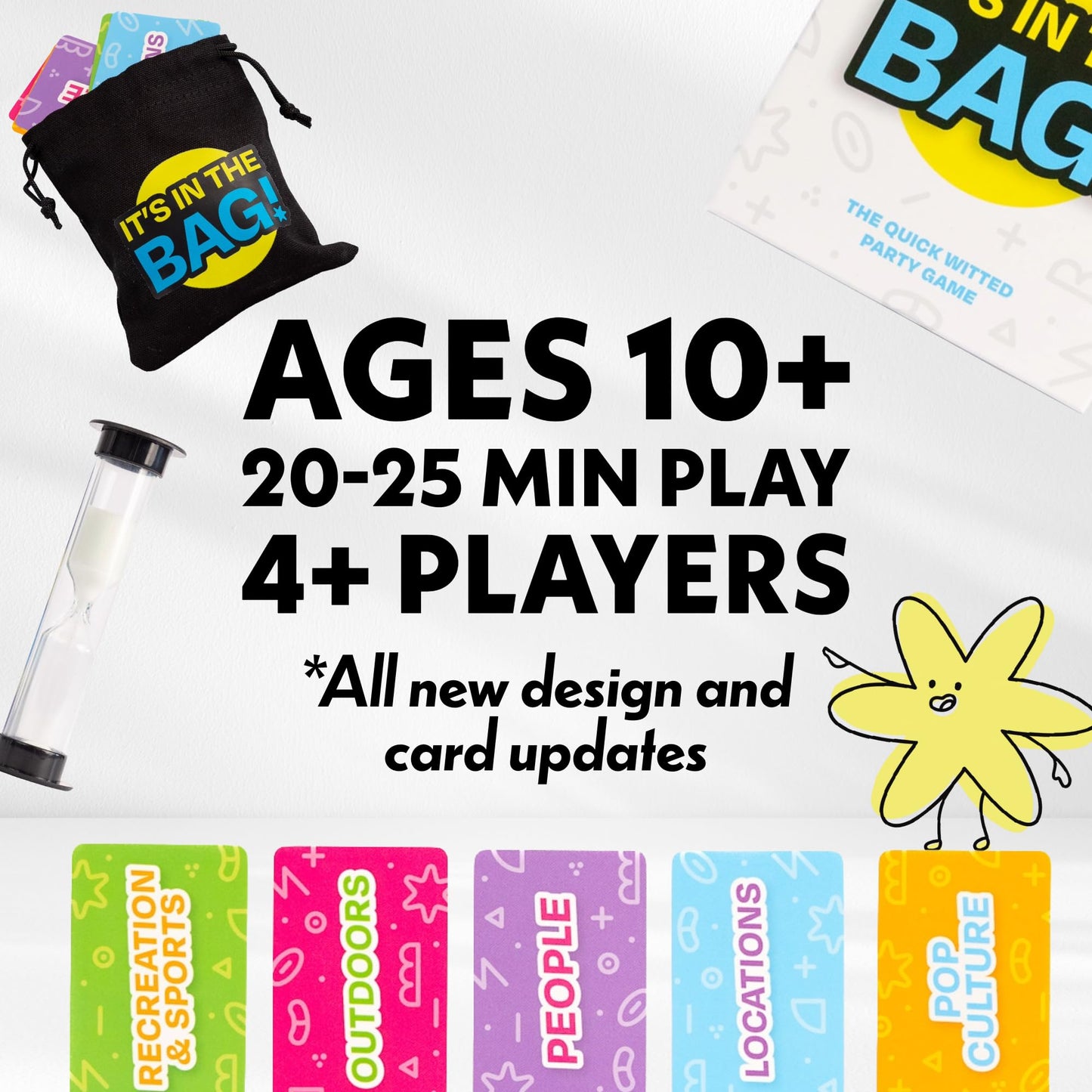 It’s in The Bag - Ultimate Family Game for Game Night, 3 Rounds of Wild Easy Fun! New Redesign of the Viral Party Game for Adults, Groups, and Kids