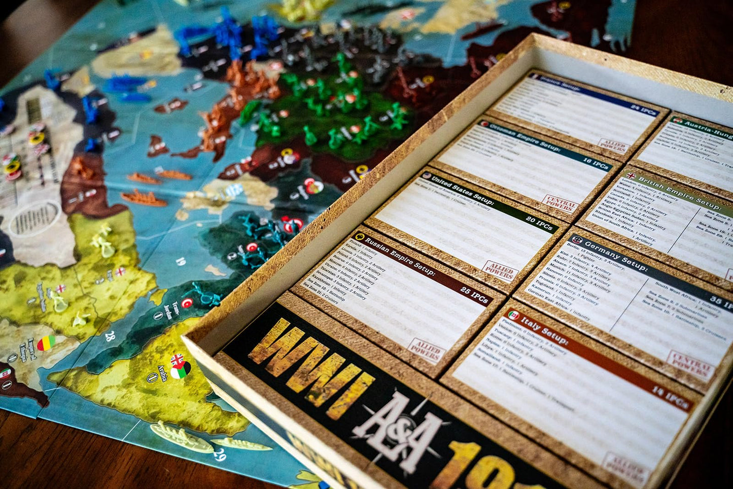 Renegade Game Studios Axis & Allies: WWI 1914 Board Game, Strategy Multiplayer War Game for 2-8 Players