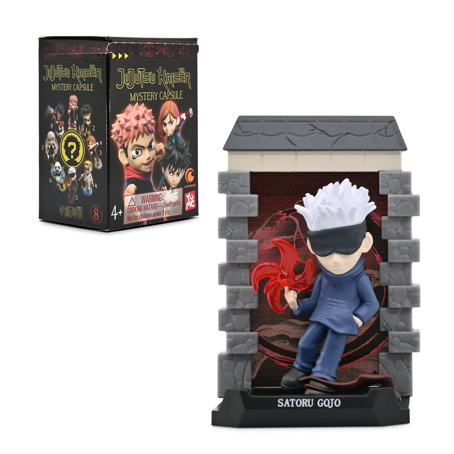YuMe Official Jujutsu Kaisen Blind Box (2 Pack) - Collectible Figures Mystery Blind Box Includes Yuji, Gojo, Megumi, Nobara & More - Ideal Gift for