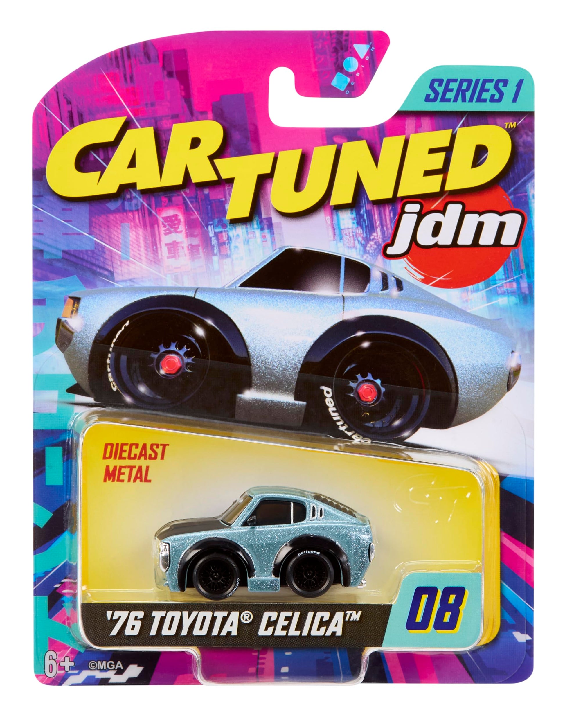 MGA Entertainment CarTuned JDM Tuners Series 1-1976 Toyota Celica (Hatchback)
