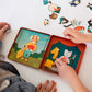 Petit Collage Magnetic Play Set, Animal Band - Mix & Match Magnetic Game Board, Ideal for Ages 3+ - Includes 2 Magnetic Scenes and over 25 Magnet