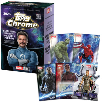2025 Topps Marvel Studios Chrome - Factory Sealed - Value Box