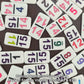 CHH 15 Professional Double Domino with Color Numbers - 136 Pieces Domino Set for All Ages