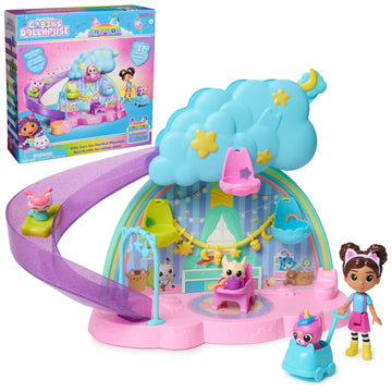 Gabby's Dollhouse Kitty Care Ear Purrfect Playroom Playset Set