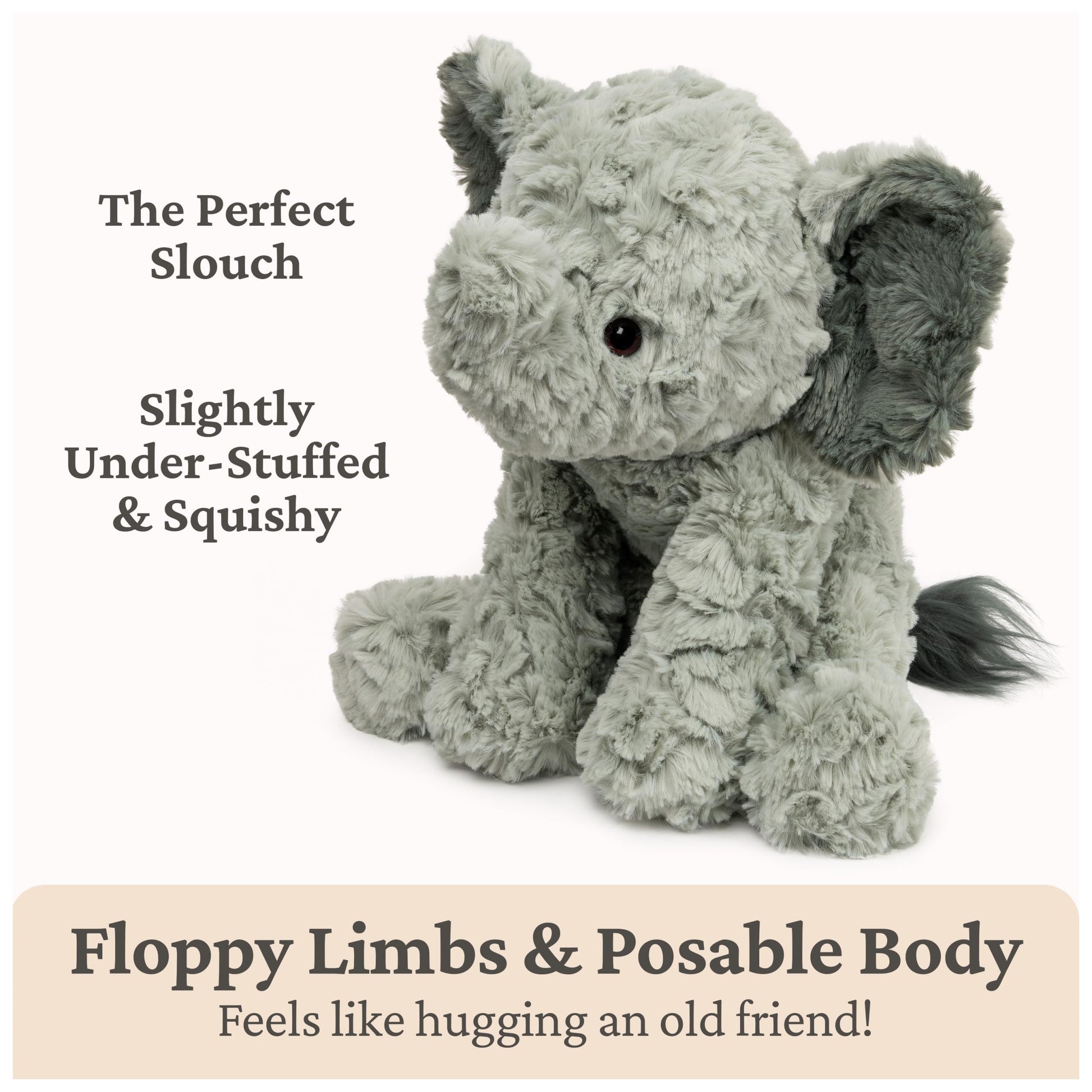 GUND Cozys Collection Elephant Stuffed Animal 10-Inch Plush Toy, Ages 0+