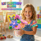 AGENTLAN Poke Art Bouquet Craft Kit,Mess-Free 3D Crafts for Kids Ages 3-8