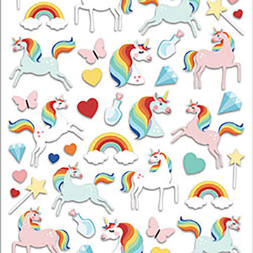 Paper House Productions STM-0013 Unicorn Micro Stickers, 3-pack