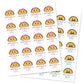 Taco Bout A Baby Gender Reveal Stickers - 40 Labels (20 of Each Design)