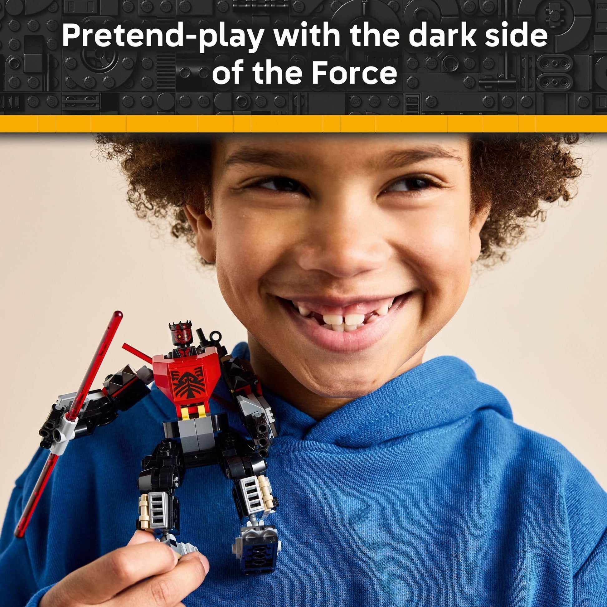 LEGO Star Wars Darth Maul Mech Kids Toy - Building Toy with Pretend Play Lightsaber - Birthday Gift Idea for Boys and Girls, Ages 6+ - Collectible