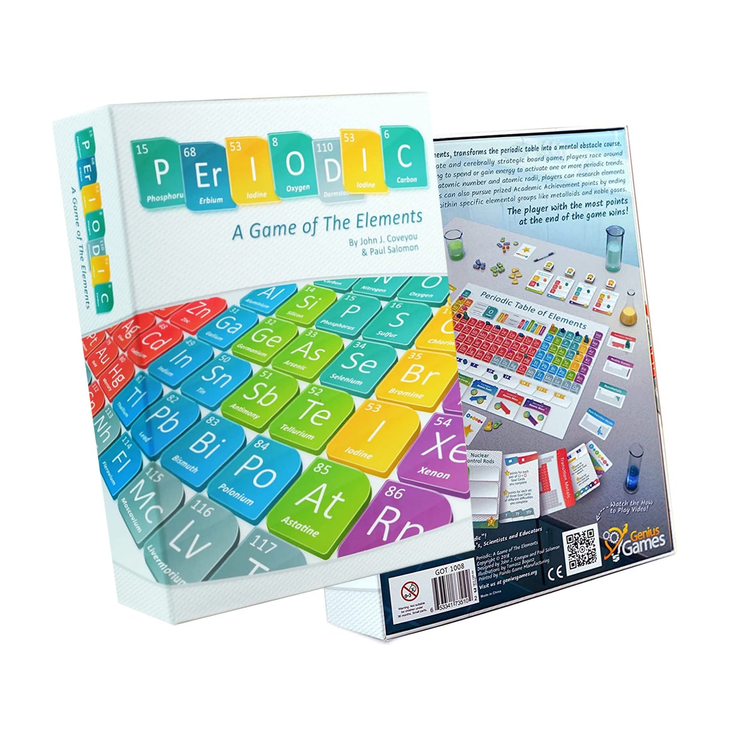 Periodic: A Game of the Elements | Periodic Table Board & Card Game About Atoms, Elements & Compounds | A Strategy Board Game for Gamers & Educational