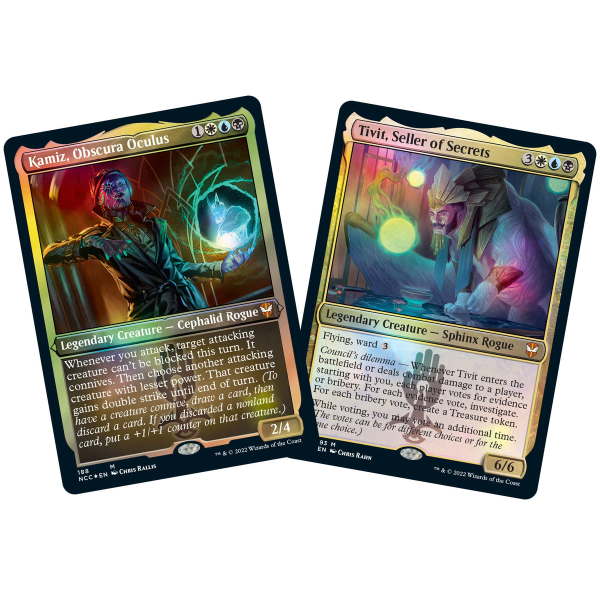 Magic: The Gathering Streets of New Capenna Commander Deck - Obscura Operation + Collector Booster Sample Pack