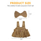 Treayes 17cm Doll Clothes - Princess Dress with Velvet Hair Bow, Party Outfits for 6.7 Inch Dolls, Luxury Chic Style Set, High-End Fashion Accessories