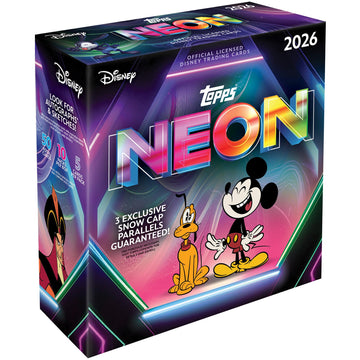 2026 Topps Disney Neon - Factory Sealed - Mega Box