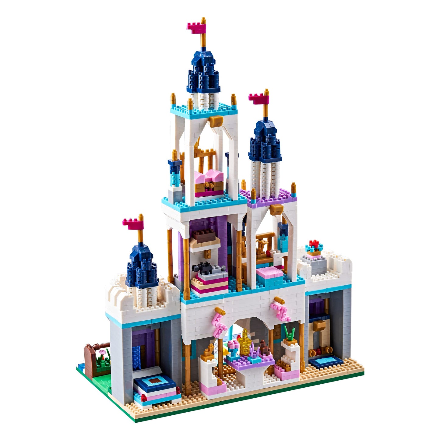 Kadablk Architecture Micro Blocks Building Castle Sets,2800+ PCS, Mini Bricks Building Blocks for Adults and Teens?Dream Castle