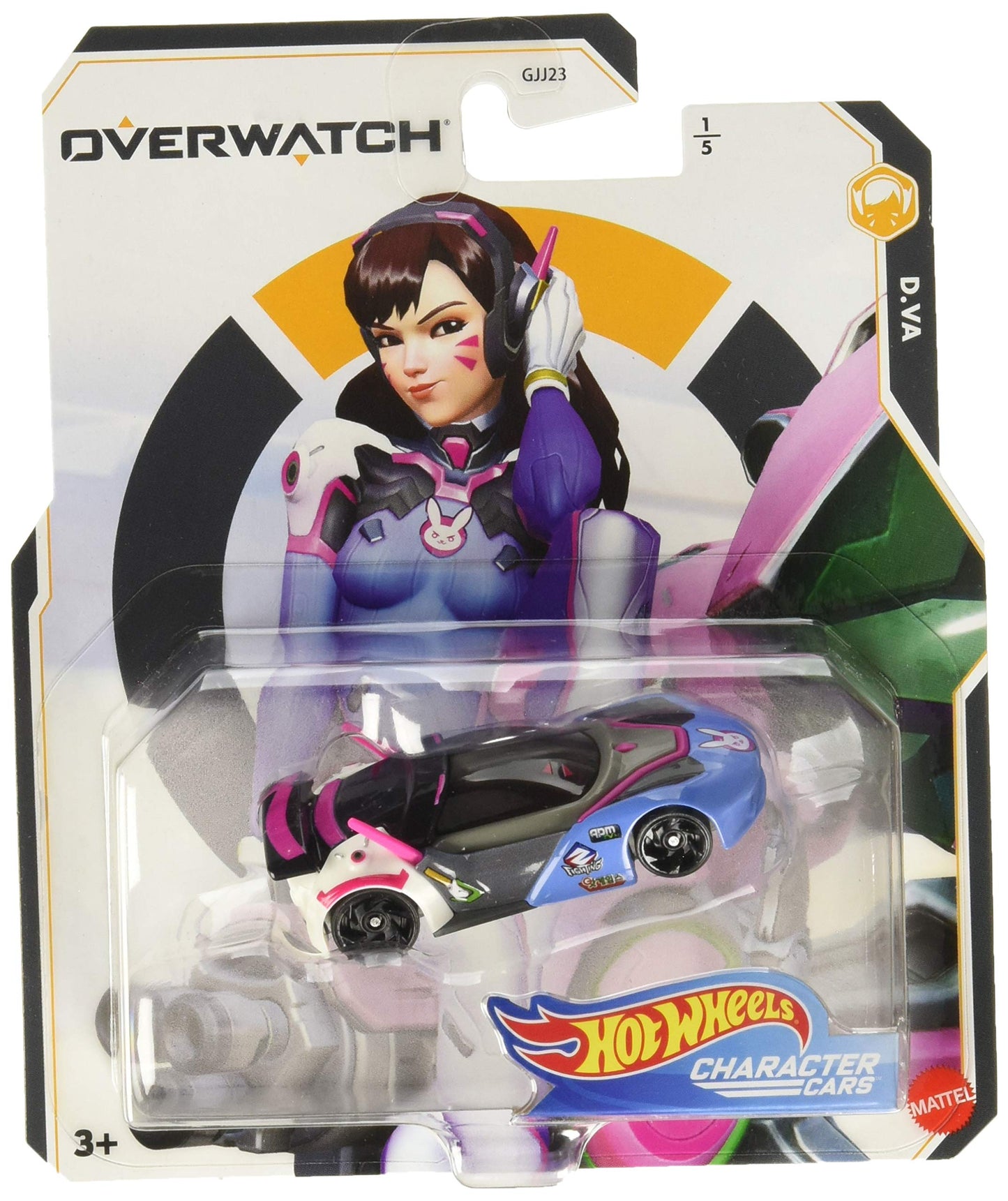 Hot Wheels Character Cars Overwatch Series #1/5 D.Va