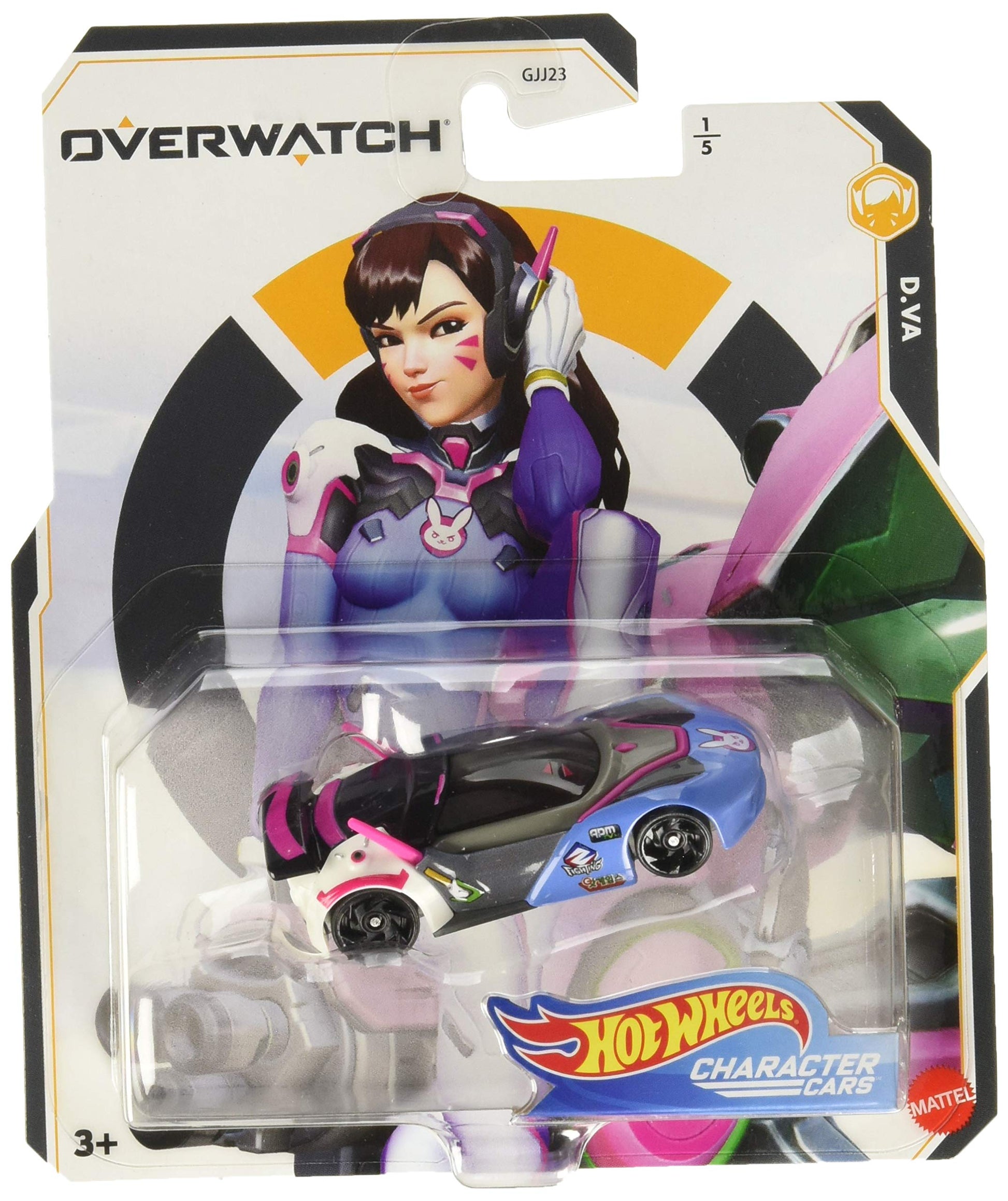 Hot Wheels Character Cars Overwatch Series #1/5 D.Va