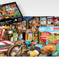 Vermont Christmas Company Antiques Garage Jigsaw Puzzle 1000 Piece - Vintage Themed Puzzle for Adults and Families