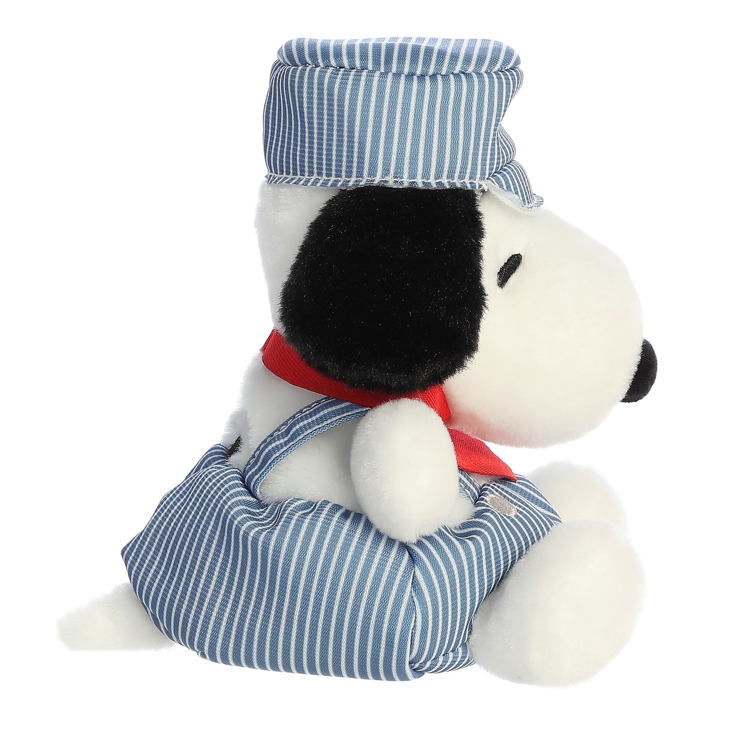 Aurora® Adorable Peanuts® Palm Pals™ Train Engineer Snoopy™ Stuffed Animal - Officially Licensed Toys for All Snoopy Fans - Nostalgic Gift for Adults
