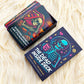 DPEHAKMK The Dead Inside Oracle Deck, 54 Dark Humor Skeleton Oracle Cards for Beginners, Funny Halloween Skeleton Oracle Cards, Shadow Work Deck