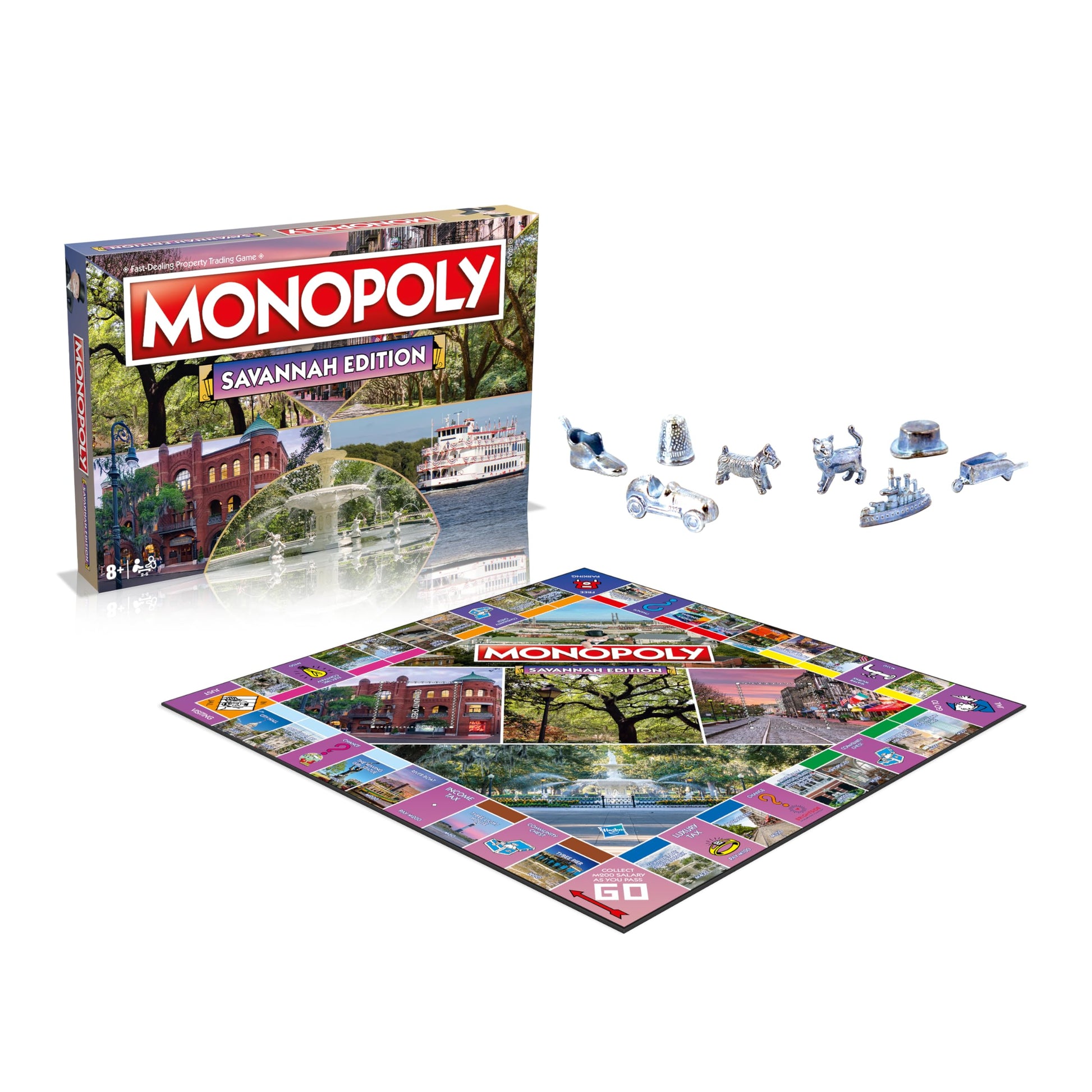 Monopoly Board Game Savannah Edition: 2-6 Players Family Board Games for Kids and Adults, Board Games for Kids 8 and up, for Kids and Adults, Ideal