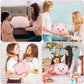 Achwishap 5PCS Pig Family,Pig Stuffed Animal Mommy with 4 Pig Babies Plush,Cute Pig Plush Pillow Cushion Doll,Kawaii Pig Plush Toy Hugging Pillow