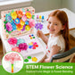 Kiditos Magic Flower Craft Kit for Girls, DIY Color Changing Flower Bouquet Craft & Science Kit, Arts & Crafts STEM Toy, Creative Birthday Gift