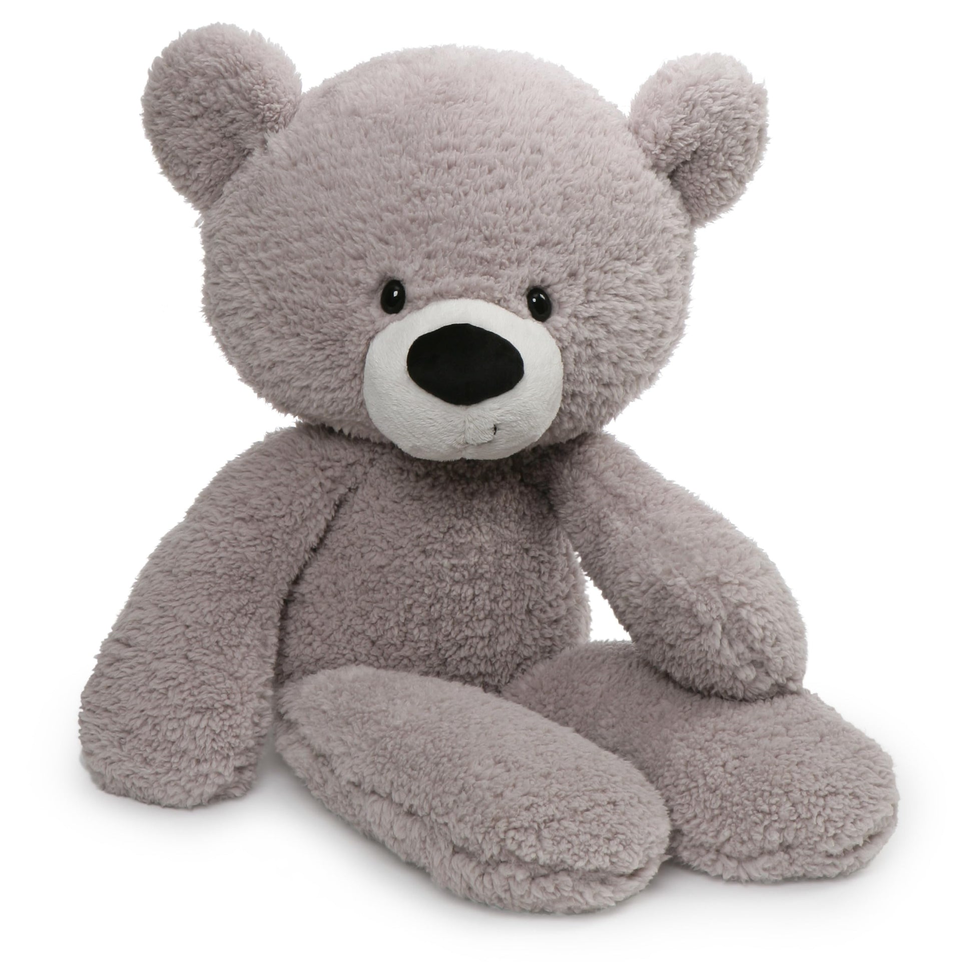 GUND Fuzzy Teddy Bear Stuffed Animal Plush, Gray, 24"