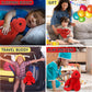 DolliBu Sitting Lobster Stuffed Animal - Soft and Velvety Ocean Animal Stuffed Red Lobster Plush Toy for Kids and Adults, Realistic Sea Creature Gift