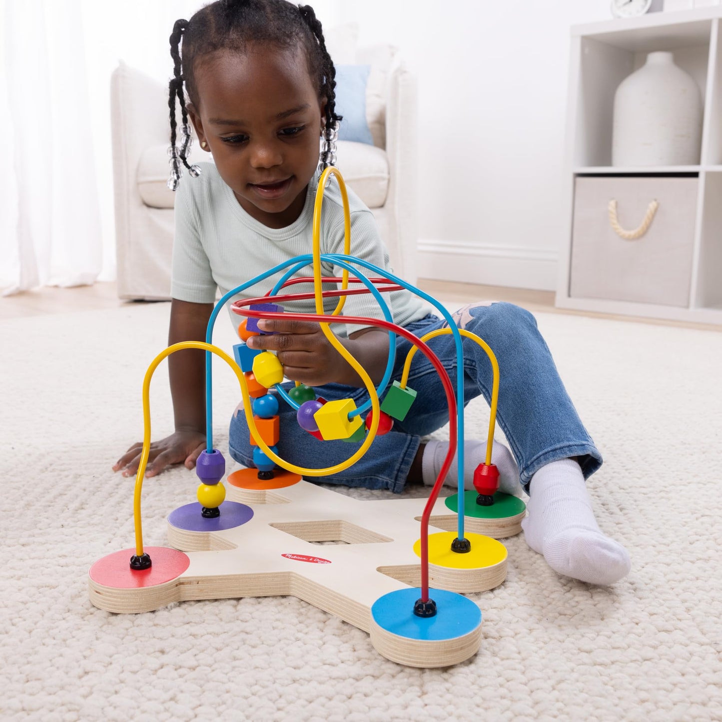 Melissa & Doug Classic Bead Maze - Wooden Educational Toy